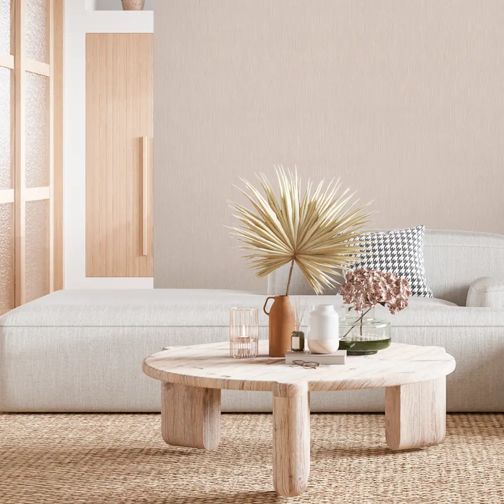 Santreyd Line: Флизелиновые обои бежевые 1.06 м 89398592 STLM-1392294 - Вид №2