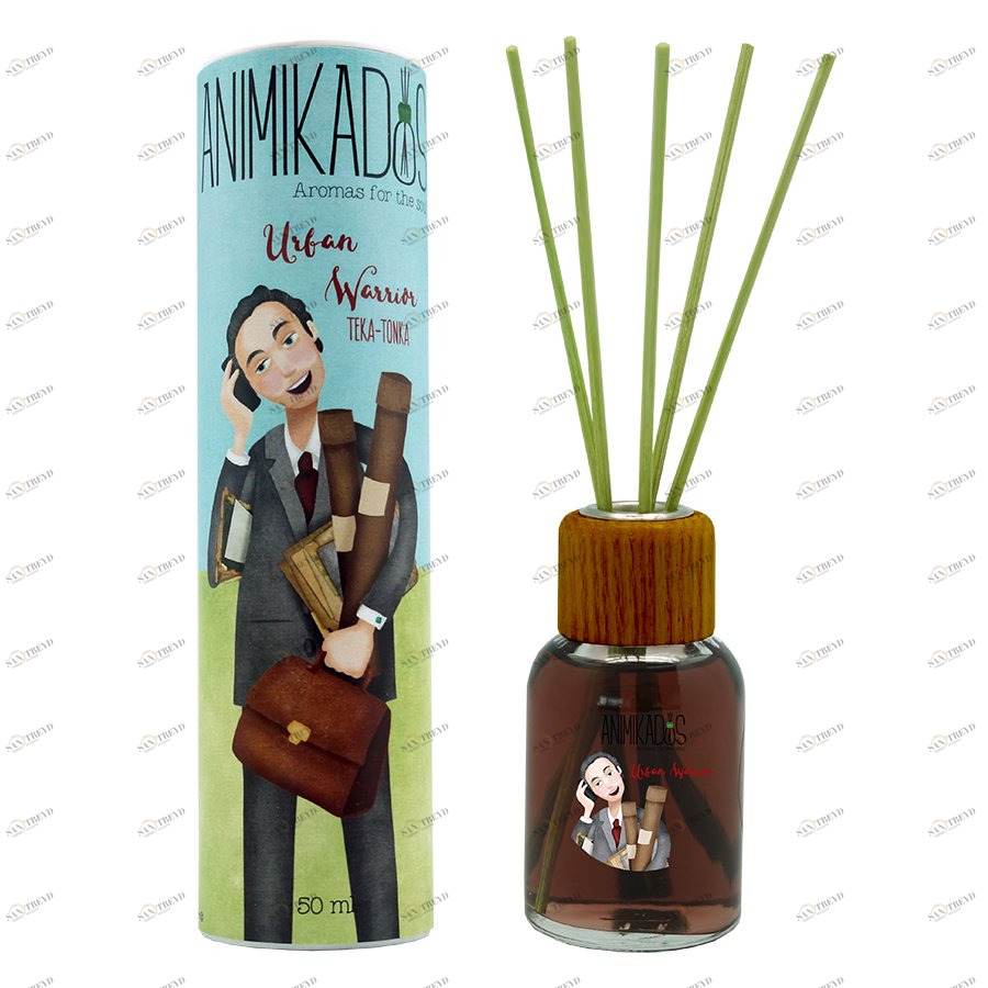 Диффузор ароматический Animikados Urban Warrior 50 мл AMBIENTAIR  00-3895001 Красный 