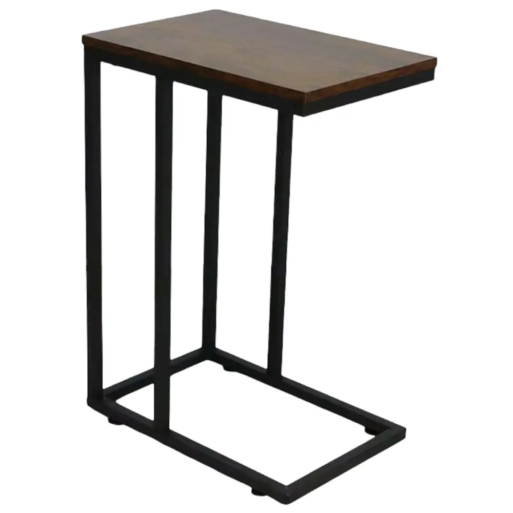 Столик журнальный приставной 45x30x65 см цвет черный дуб DREAM RIVER STLM-2104988 - Вид №2