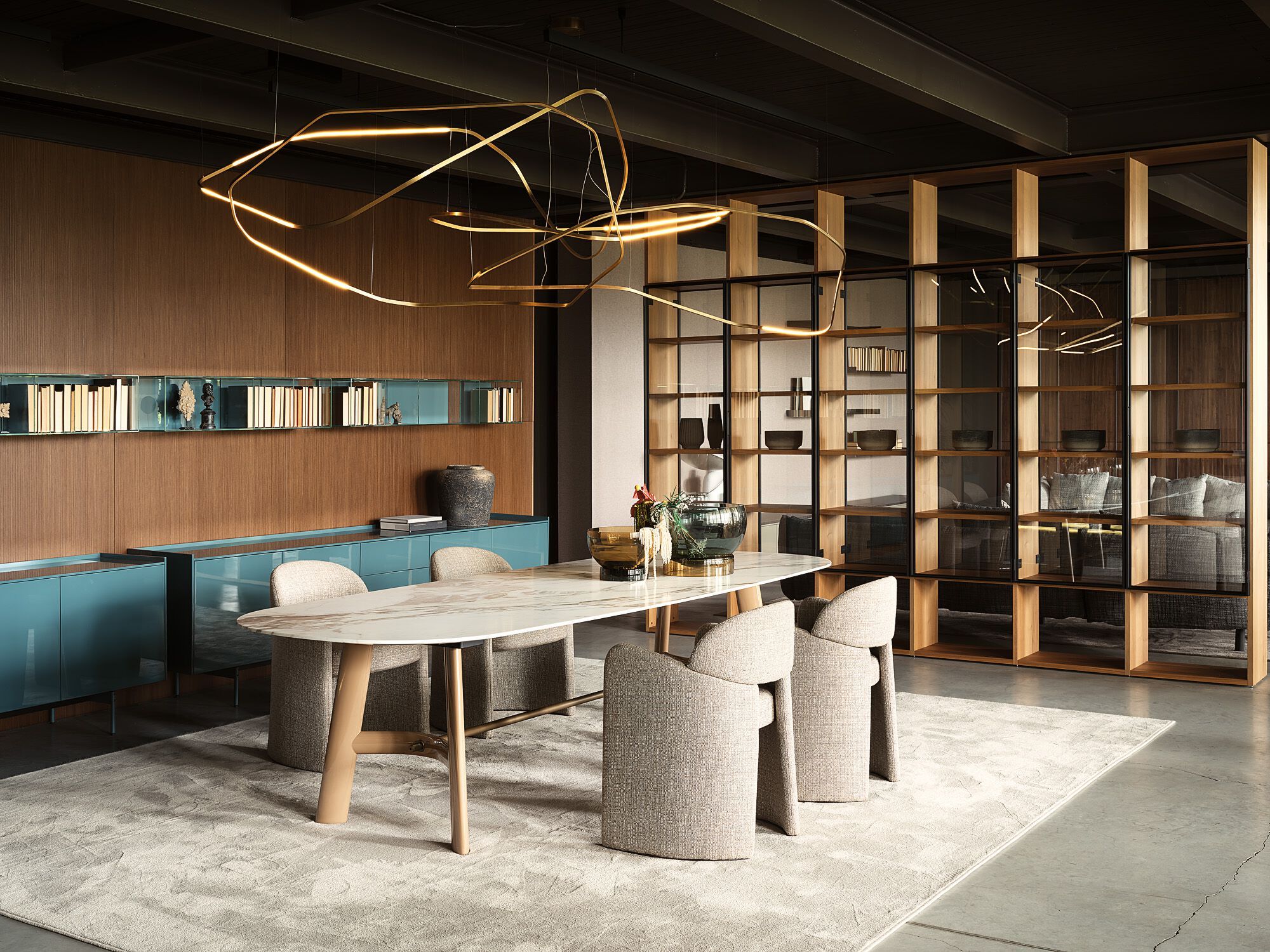 Обеденный стол с ножками мольберта Lema AUGUST ARCH-00044048 - Вид №6