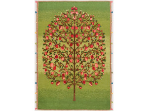 Прямоугольный шерстяной ковер