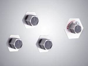 Встраиваемый смеситель для душа с 4 отверстиями