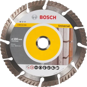 Диск алмазный по бетону Bosch Standard for Universal 2608615063 турбо-сегментный 180x22.2x2.4 мм 82419762 STLM-2092740