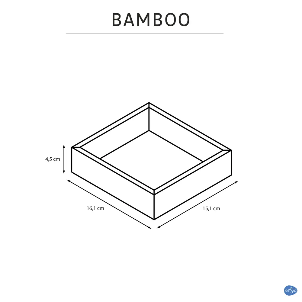 Sensea Bamboo — элегантный органайзер для ванной из бамбука 82779376 STLM-0035923 - Вид №11