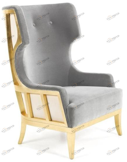 Munna Кресло с сусальным золотом и подлокотниками Dress me sun-id-1445023