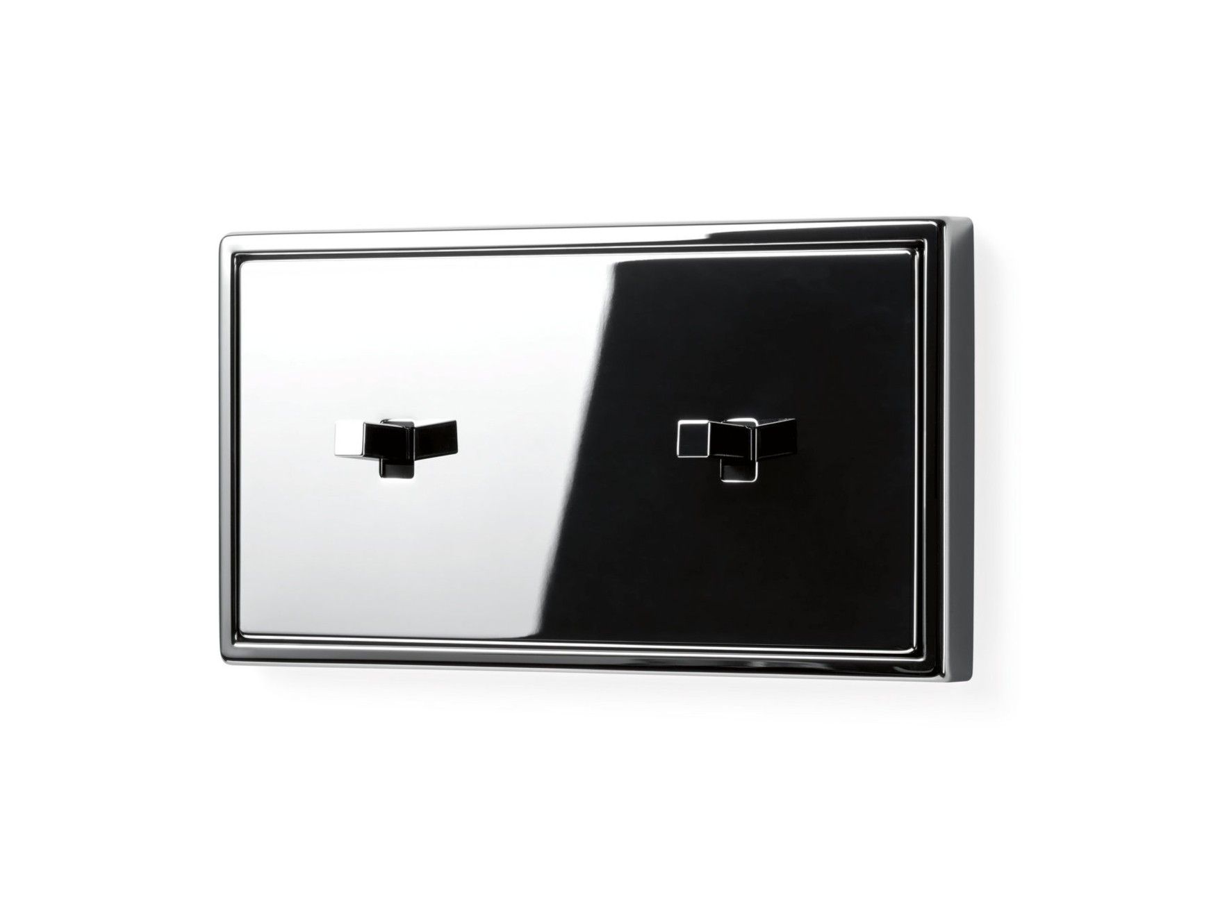 2x хромированный металлический переключатель JUNG LS 1912 ARCH-00000742
