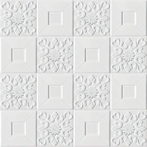 91390557 Самоклеящаяся стеновая 3D панель "Квадратики" 300x70x0.4 см, вспененный полиэтилен STLM-1512403