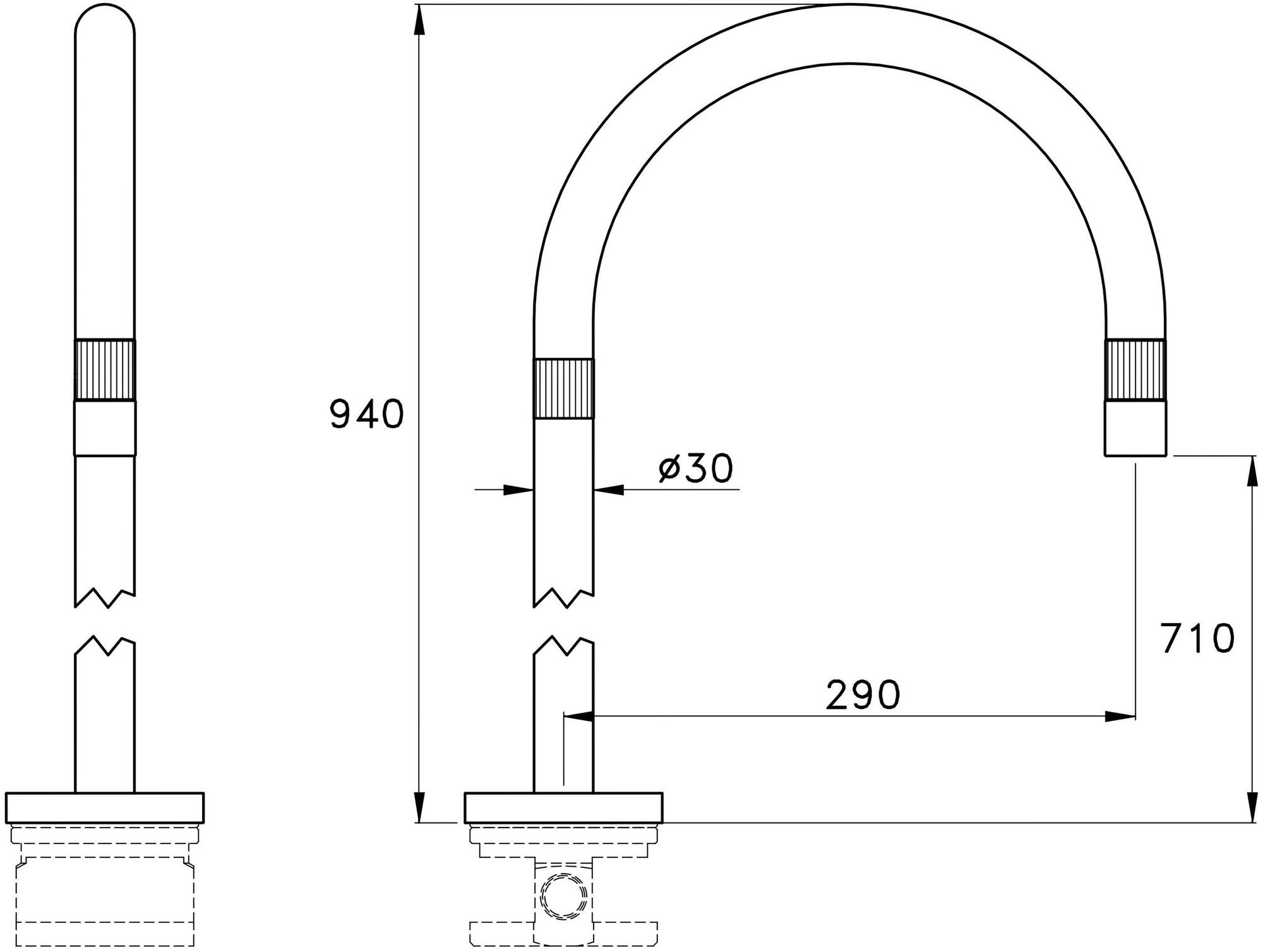 RUBINETTERIE STELLA Напольный смеситель для ванны Sirius sun-id-1385399 - Вид №4