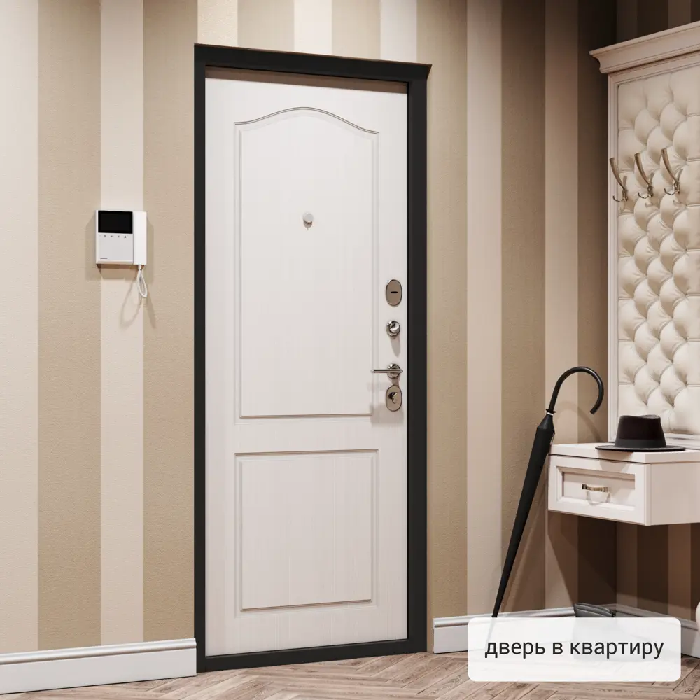 Дверь металлическая Гарант, 960 мм, правая, цвет антик ларче TOREX STLM-2062289 - Вид №11