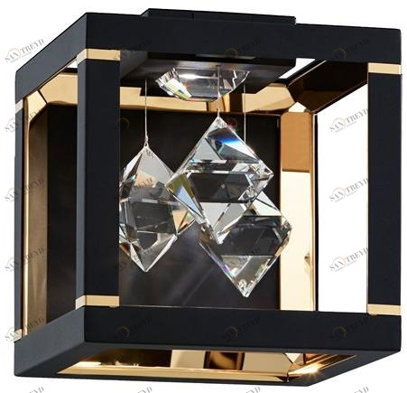 Schonbek Настенный светильник из металла с кристаллами swarovski® Fyra Sqb110 