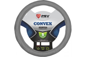 17869483 Оплётка на руль CONVEX серый, S 115701 PSV