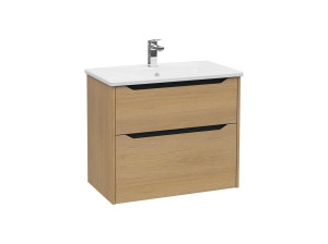 Подвесной шкаф для умывальника со встроенной раковиной с ящиками