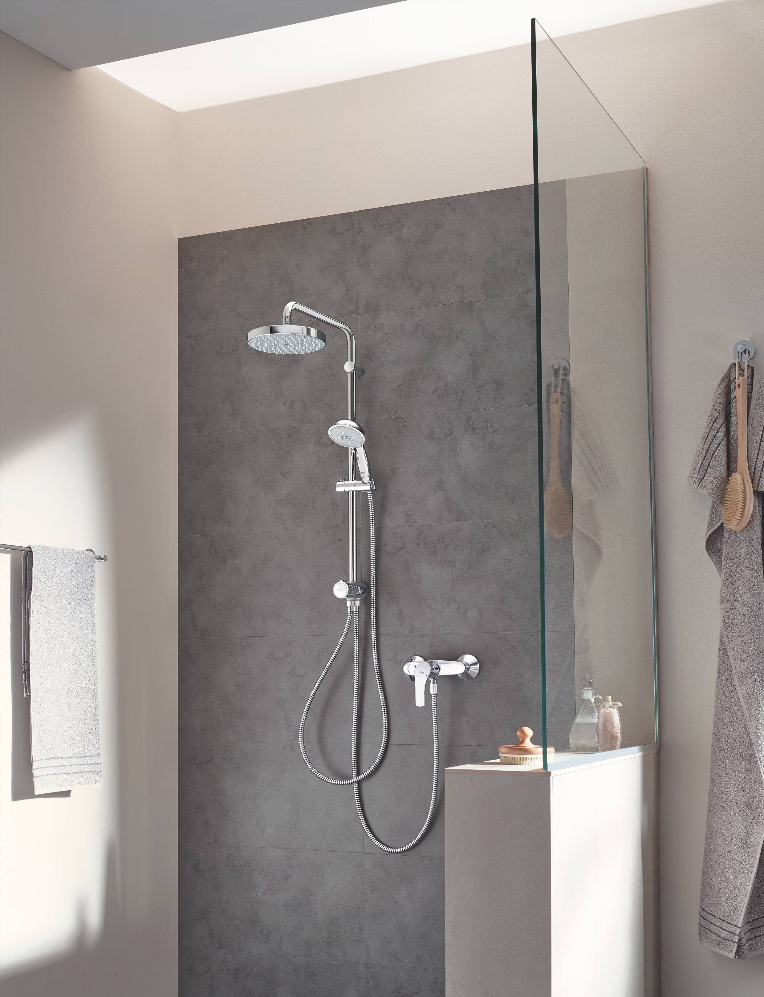 27541000 Верхний душ Grohe хром  - Вид №7
