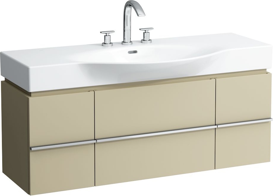 H4013020754631 Шкафчик под раковину, для раковин 811704, 812704, 2 выдвижных ящика с 2 дверцами, 2 стеклянные полки LAUFEN PRO - Вид №2