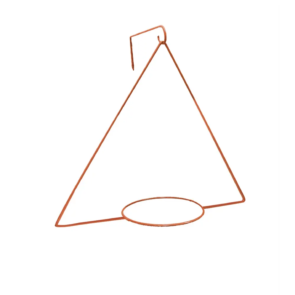 Держатель для кашпо с кронштейном 50x45x19 см металл оранжевый Santreyd STLM-2071157