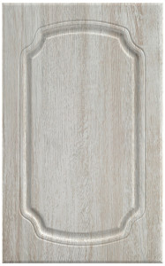 Фасады для кухни Классика Фрезеровка «Классика Романская» Дуб винтаж белый №514