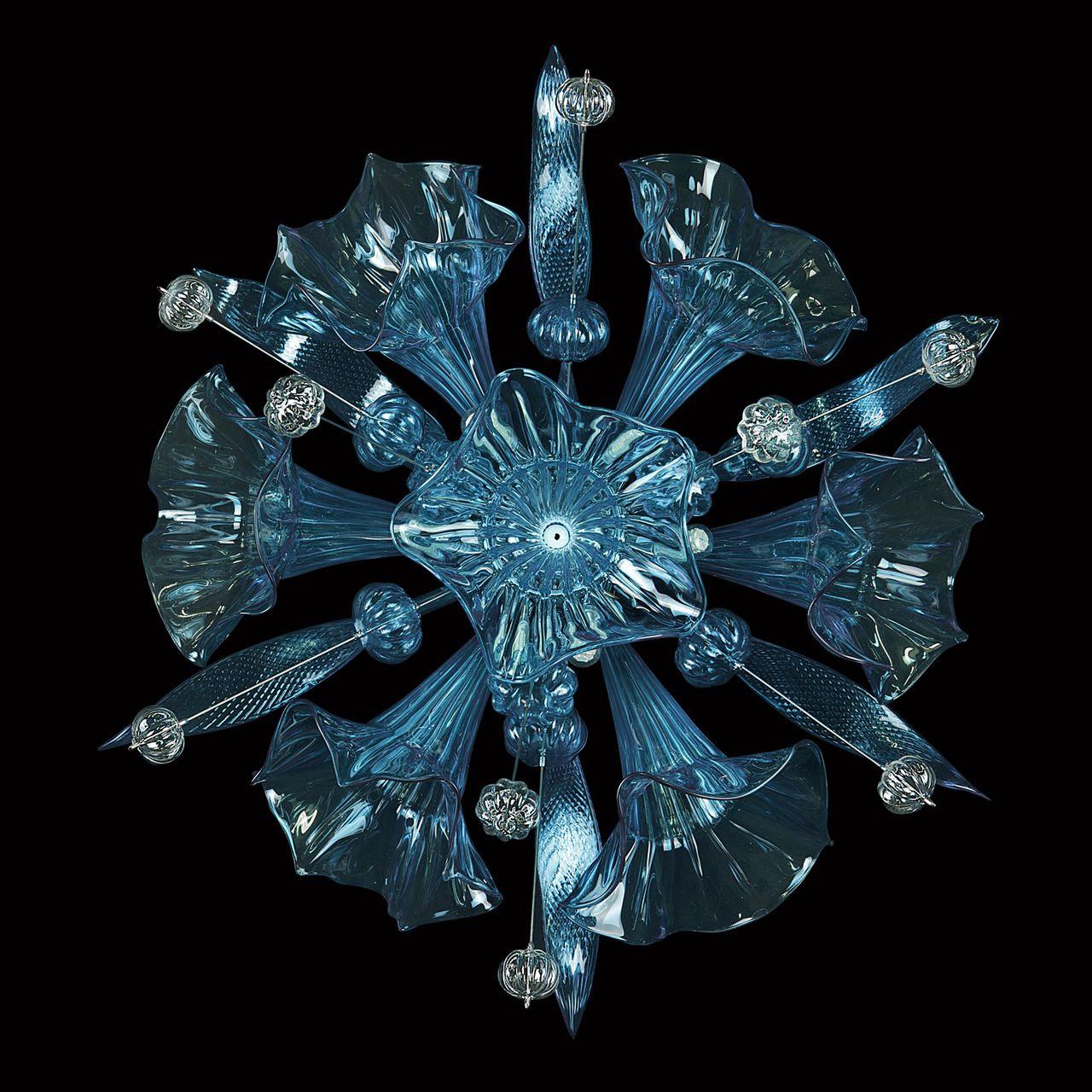 Бра Lightstar Celesta 893621 LIGHTSTAR ОРИГИНАЛЬНЫЕ, ФЛОРИСТИКА 079336 Голубой;прозрачный  - Вид №1