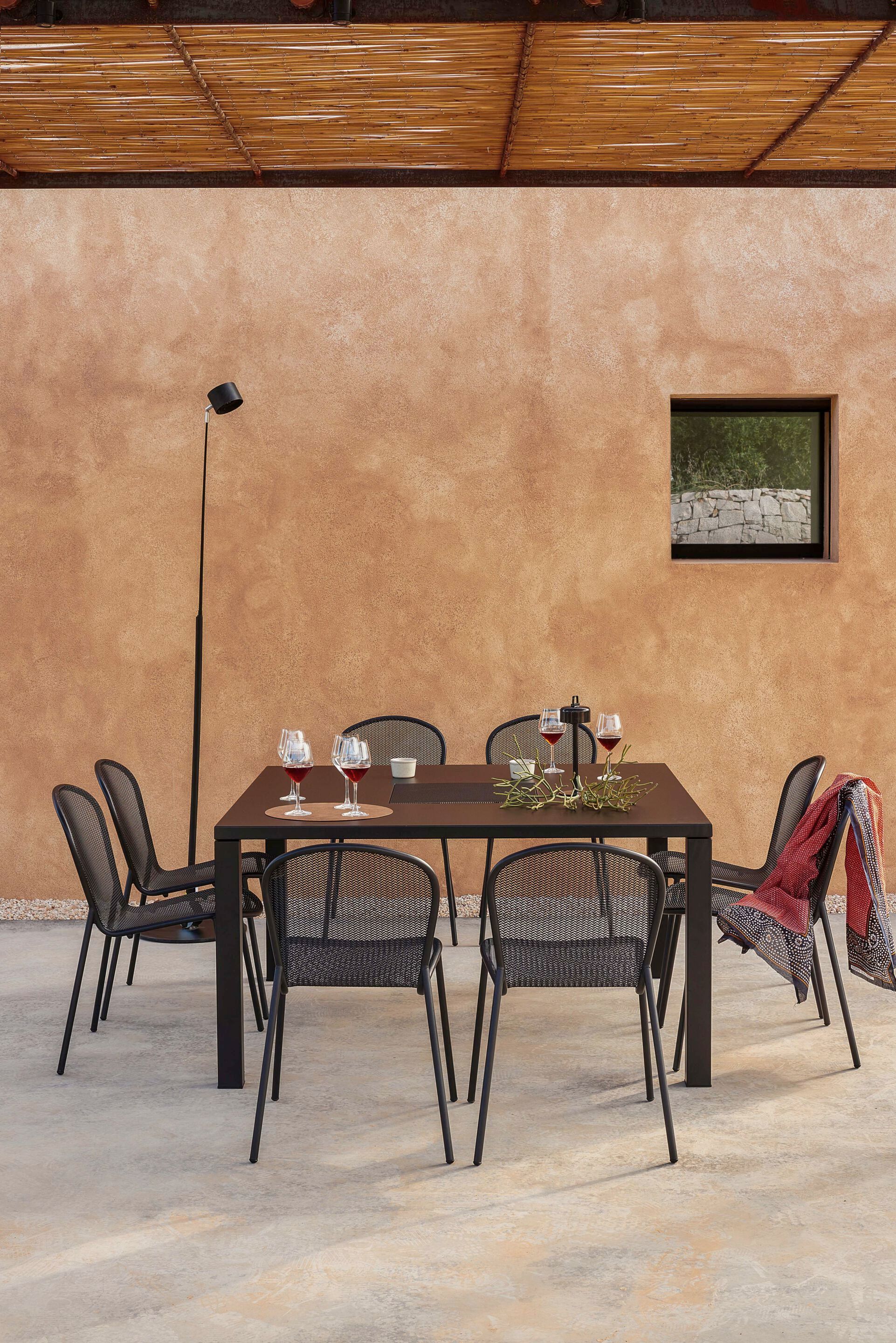 Стальной квадратный садовый стол emu Quadro ARCH-00090285 - Вид №6