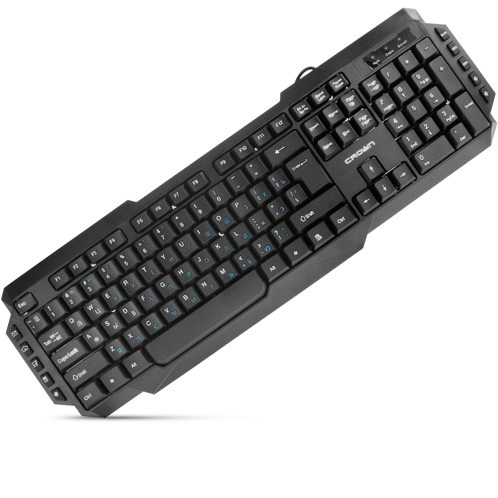 CMK-314+ Клавиатура (10 мультимедийных клавиш, 104 клавиши, usb) Crown Santreyd  - Вид №1