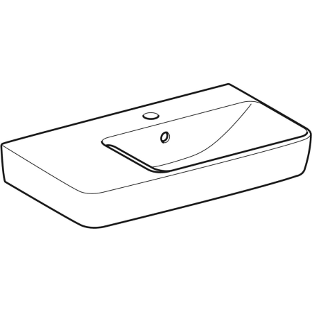 226265000 Раковина Geberit Renova Compact с полкой Geberit  - Вид №6