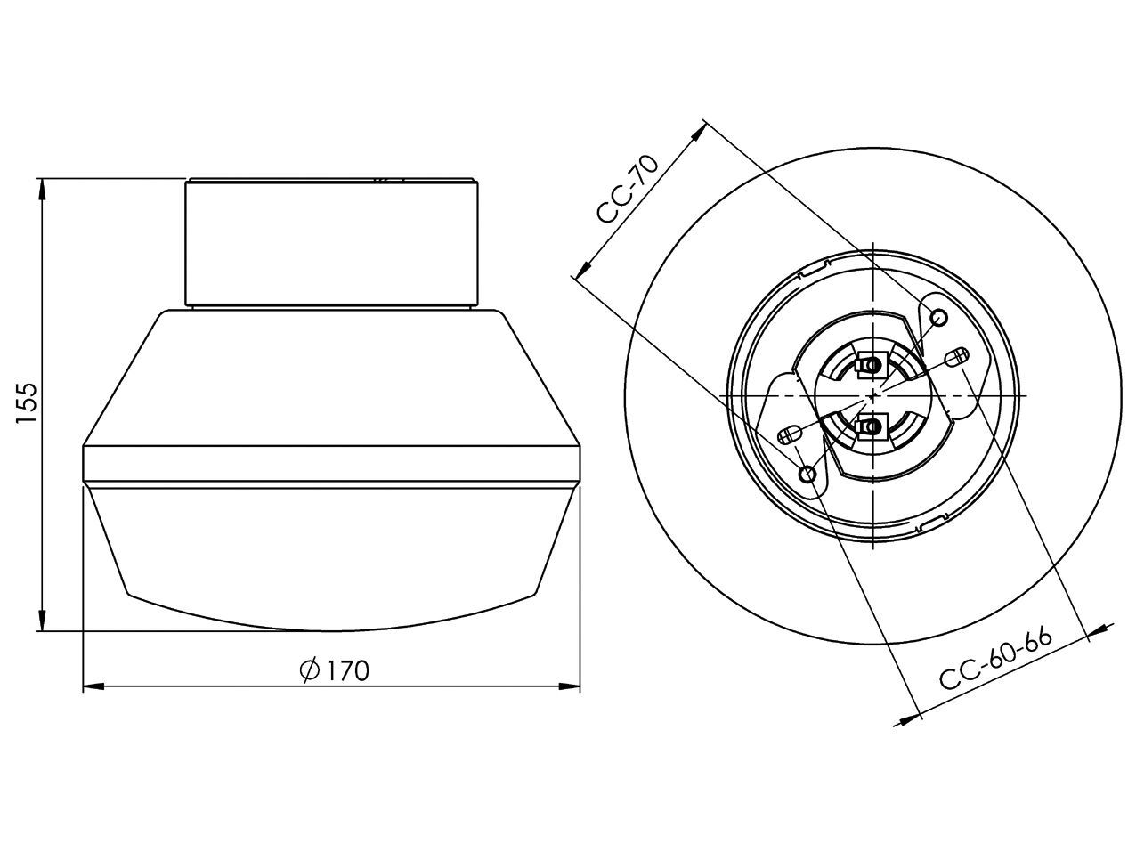 Потолочный светильник / Настенный светильник из опалового стекла Ifö Electric Classic ARCH-00024689