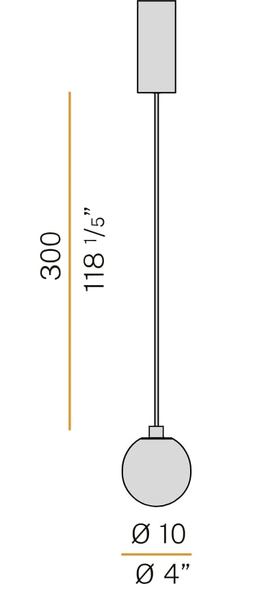 Выдувное стекло светодиодный подвесной светильник Panzeri Murané ARCH-00137276 - Вид №12