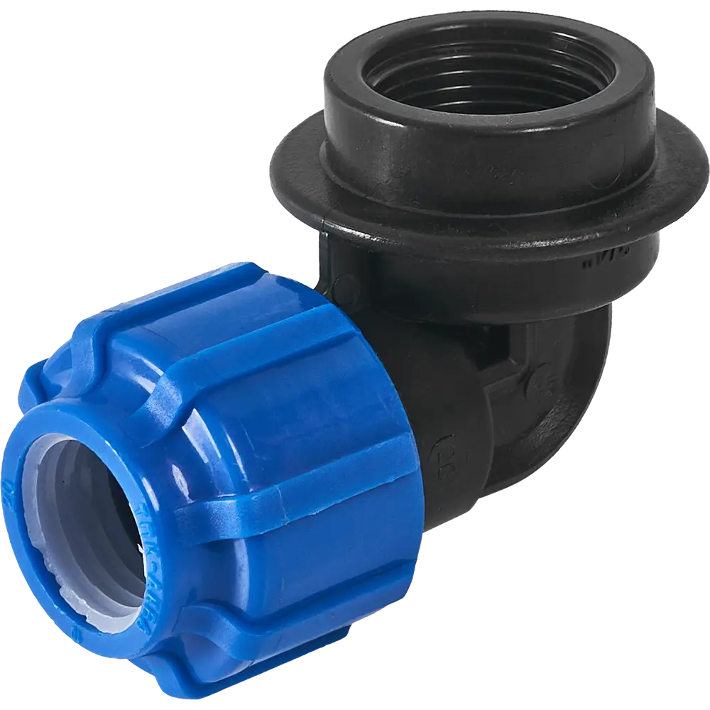 Отвод переходной ПОЛИТЭК 90° 3/4"×20 мм для систем водоснабжения 82382586