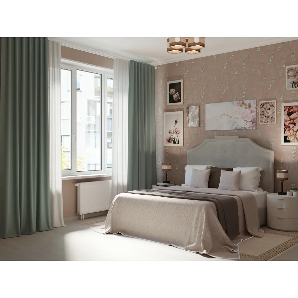 Штора на ленте Looks 200х260 см цвет бирюзовый 18614166 STLM-2192856 INSPIRE  - Вид №10