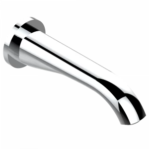 U4B-22G Излив для ванны встраиваемый в стену - ГОЛИАФ Thg-paris Diplomate с проточенными кольцами Хромированный