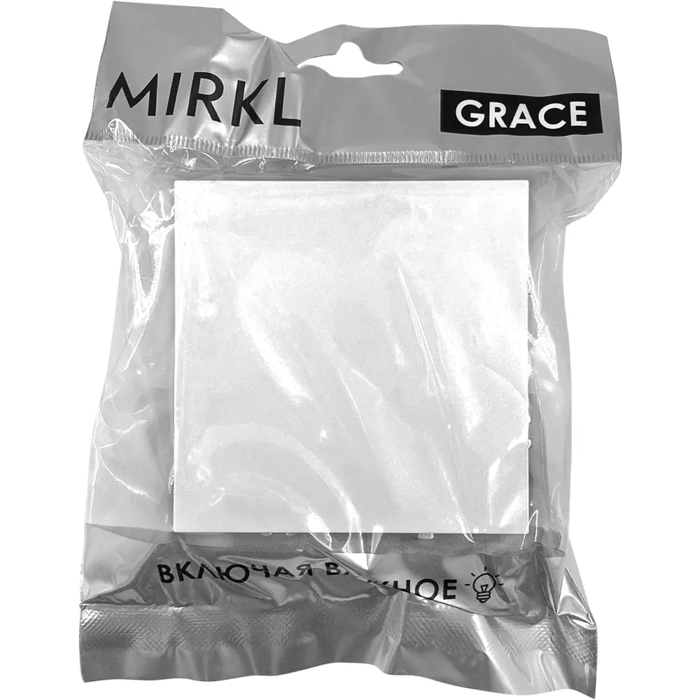 Выключатель встраиваемый Mirkl Grace 1 клавиша белый 89393864 STLM-1415625 - Вид №4