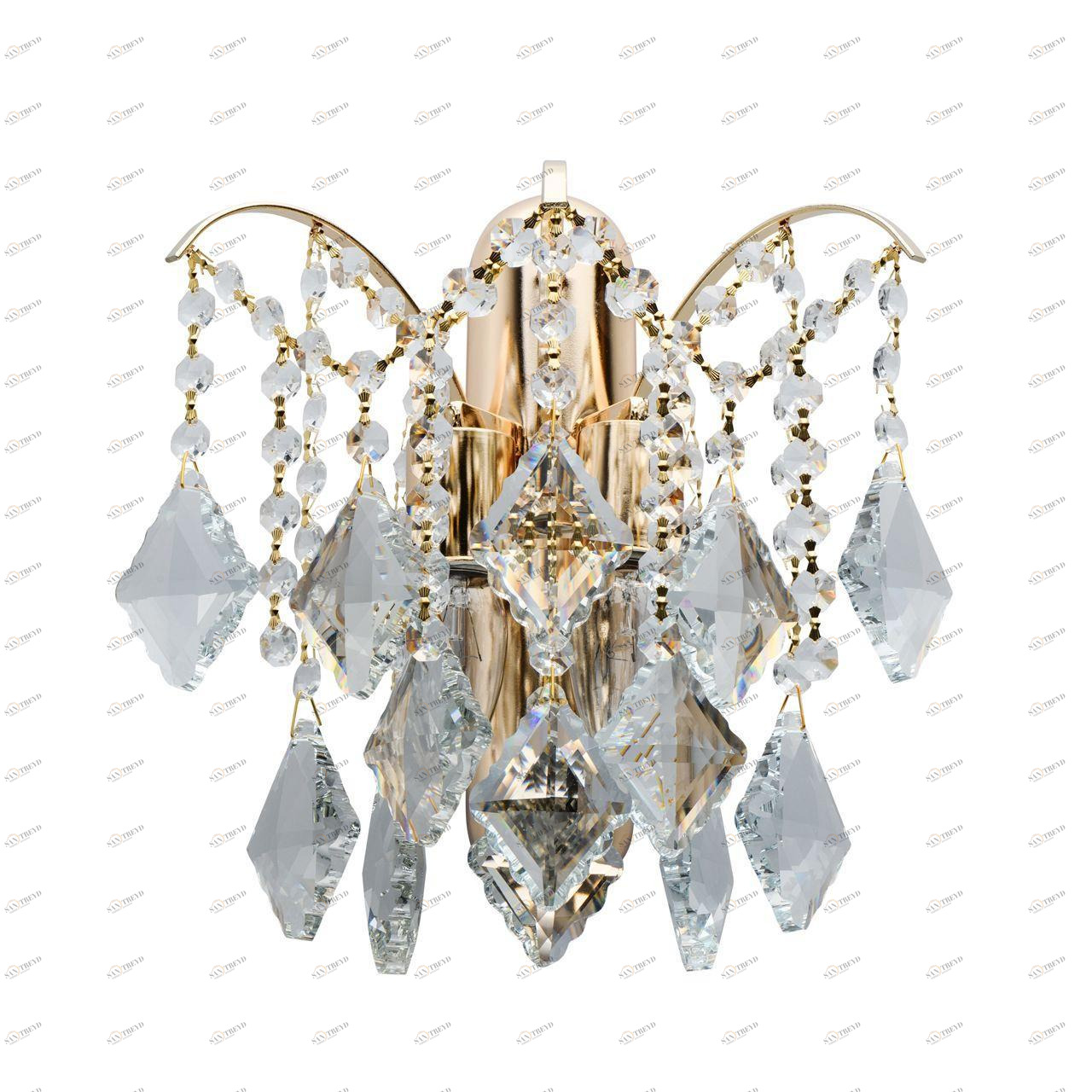 Бра настенное золотистое De Markt City "Бриз" 464029502 DE MARKT БРИЗ 00-3931633 Золото