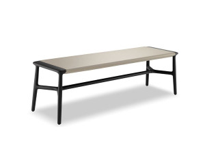 Деревянная мягкая скамейка