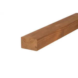 Реечная панель прямоугольник дерево цвет натуральный 3000x40x18 мм