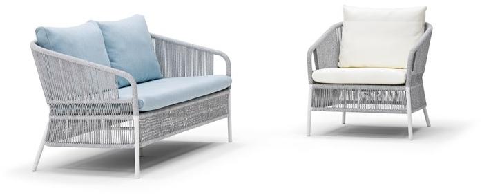 Varaschin Веревочное садовое кресло с подлокотниками Cricket 2995 - Вид №3