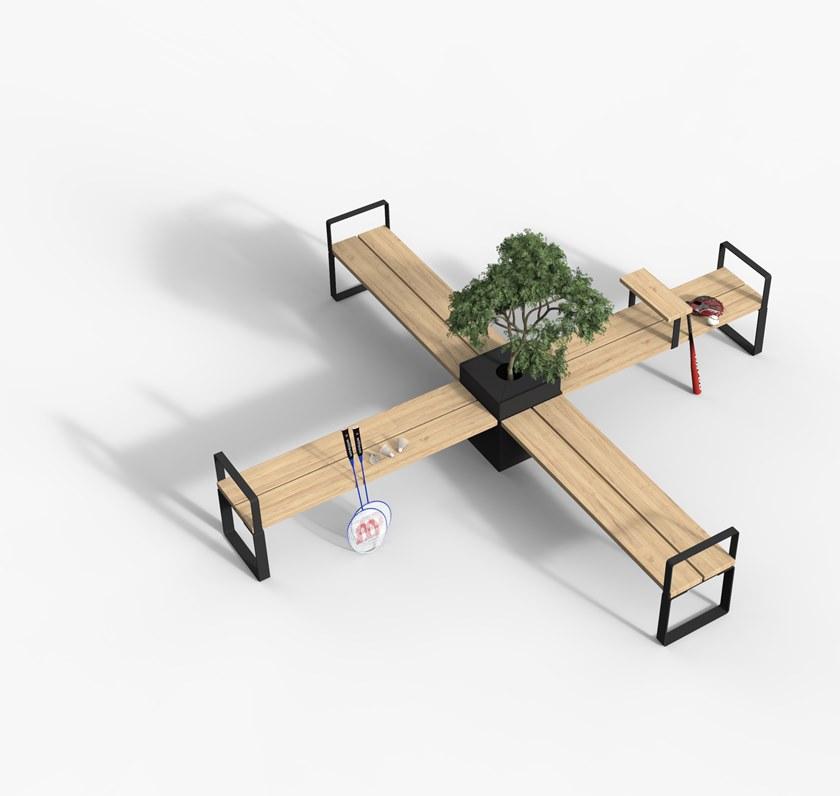 Nola Industrier Модульная скамья со спинкой sun-id-1394034 - Вид №9
