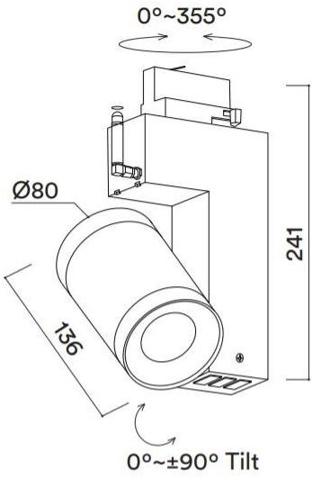 HER Светодиодное освещение направляющих из алюминия с порошковым покрытием  Pc170  - Вид №5