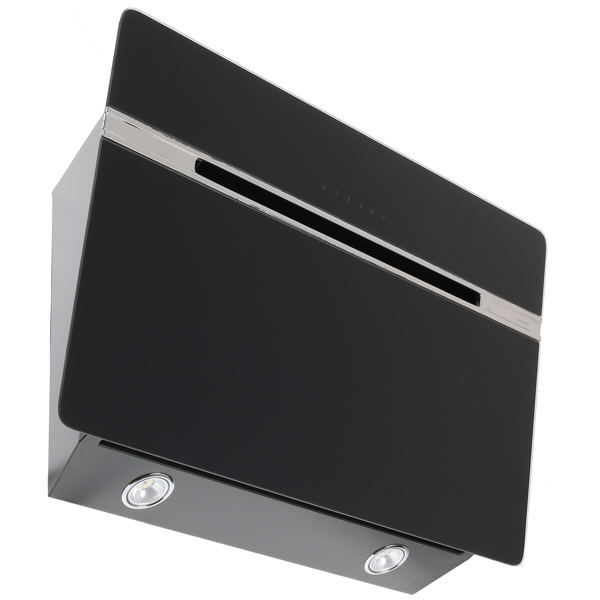 1106557 Вытяжка наклонная Jetair VIKI BL/A/90 черный/серый STDN-0079048