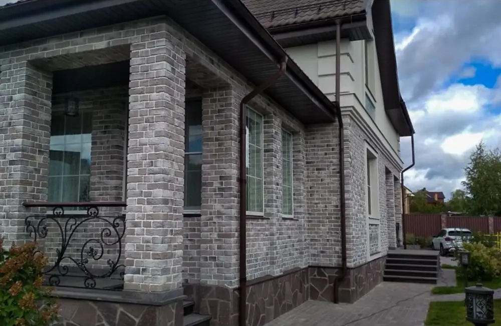 91384045 Декоративный кирпич Leonardo Stone Дижон 403 1.05м² 58шт STLM-1016413