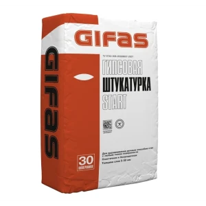 Штукатурка гипсовая Gifas Start 30 кг