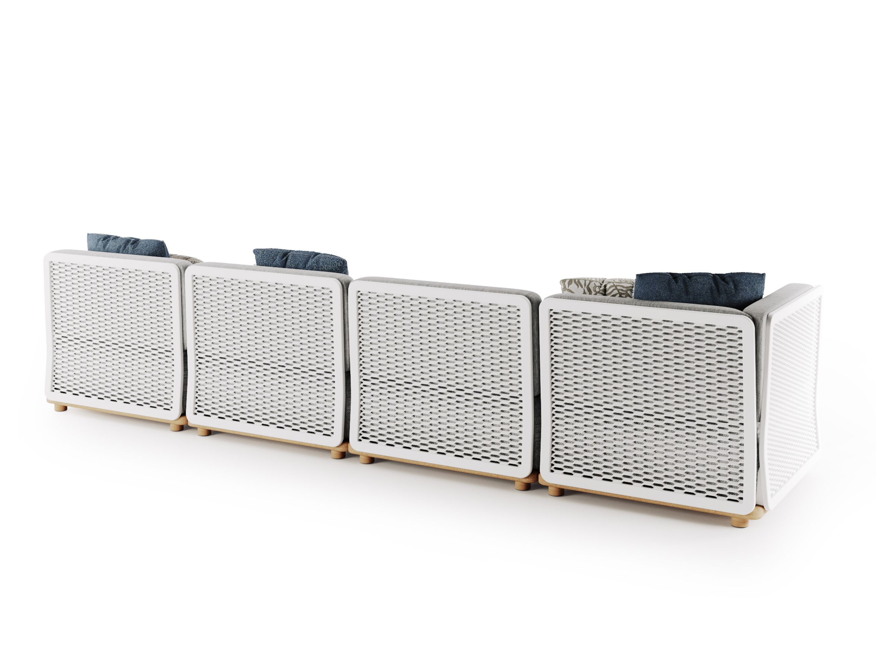 4-местный тканевый модульный садовый диван Atmosphera Switch ARCH-00023817 - Вид №10