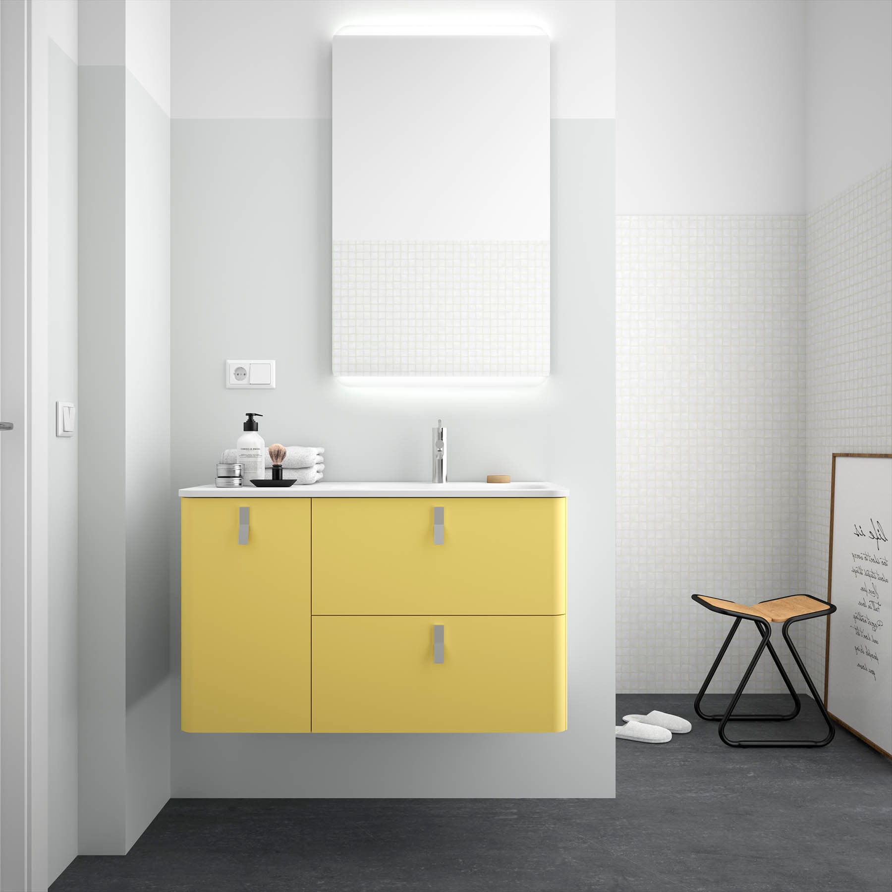 24656 SALGAR Мебель для умывальника UNIIQ 900 левая PAJA Paja  - Вид №1