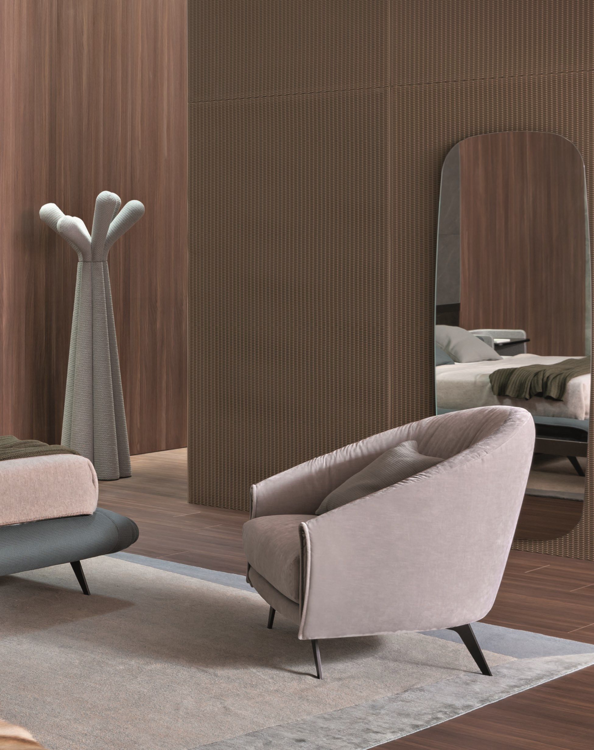 Съемное тканевое кресло с подлокотниками BONALDO седло ARCH-00007671 - Вид №1