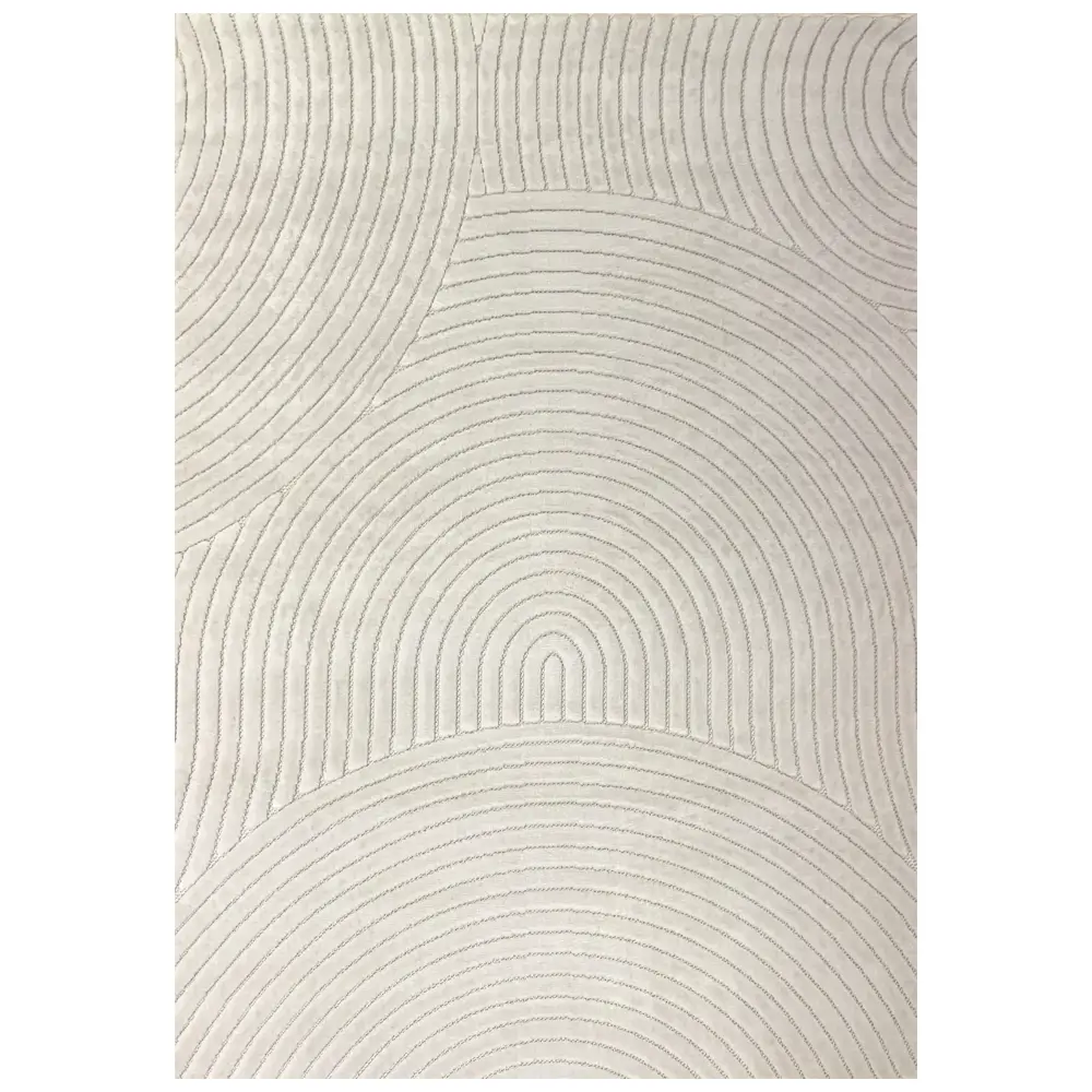 CTIM Ковер «Луна» 160x230 см - нежный ворс и графичные узоры в кремовых тонах 89360173 STLM-1384682 - Вид №1