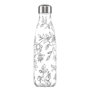 B500LDFLR Термос line drawing, flowers, 500 мл Chilly's Bottles