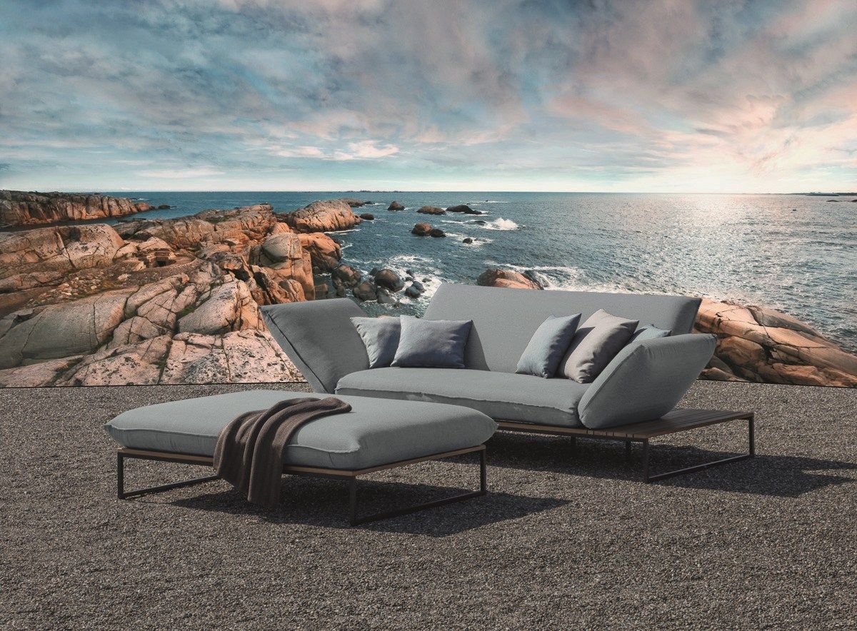 3-местный садовый диван с откидной спинкой из ткани FISCHER MÖBEL Флора ARCH-00146840 - Вид №22