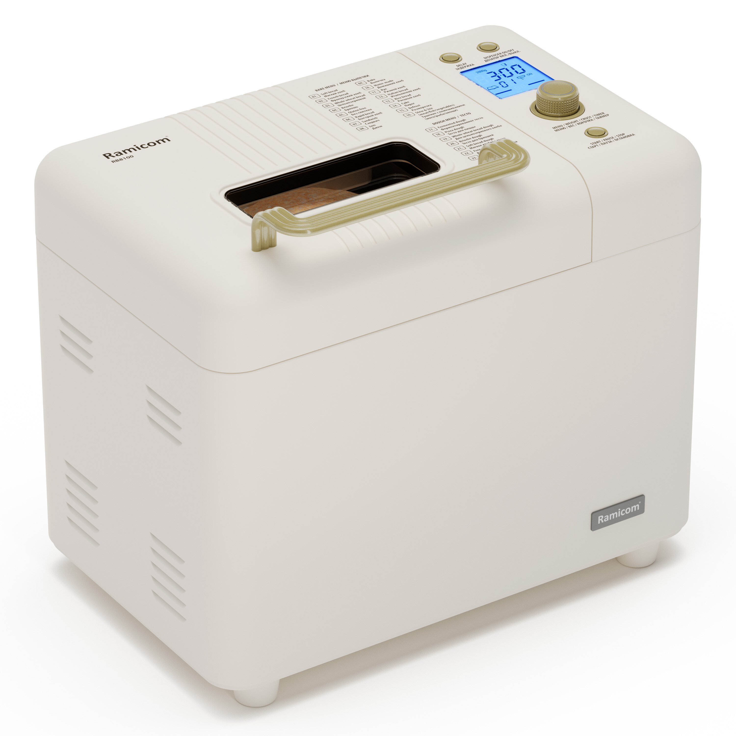 9074804 Хлебопечь Ramicom Premium Style RB8100 белый STDN-0026210