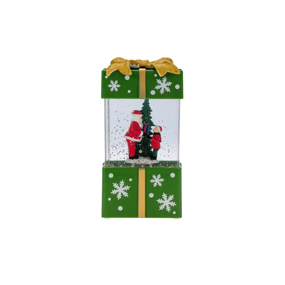 89380293 Электрогирлянда - фигура Подарок для дома 2 лампы 19 см зеленый STLM-1324610 Santreyd  - Вид №2