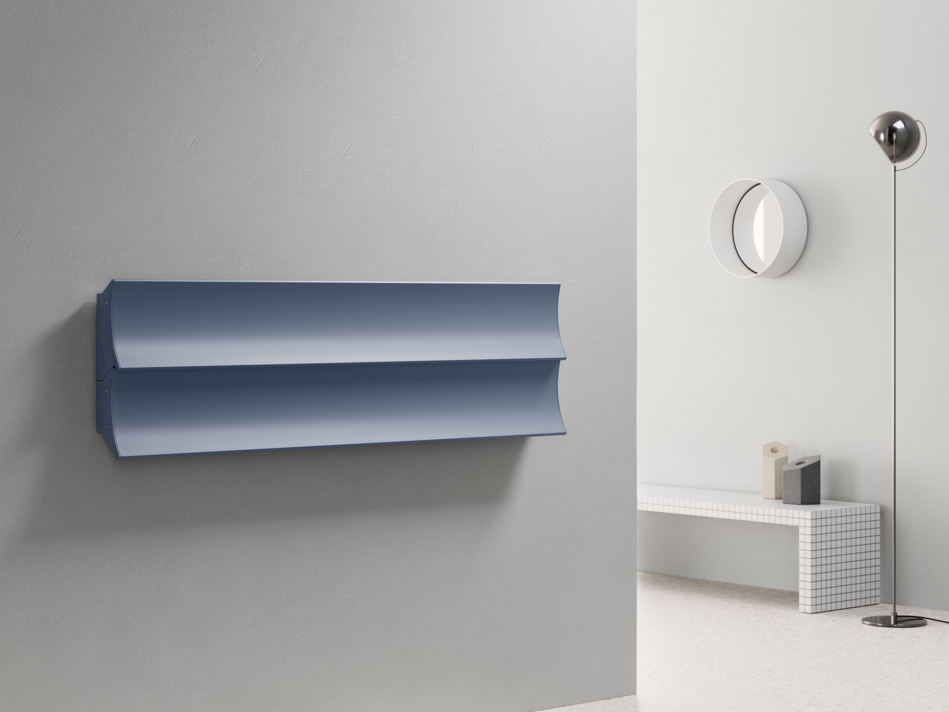 Алюминиевый модульный горизонтальный полотенцесушитель Caleido ARCH-00057607