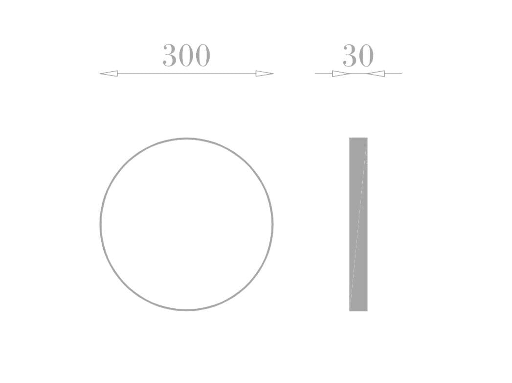 Круглый латунный лоток 247LAB RB ARCH-00009447 - Вид №1