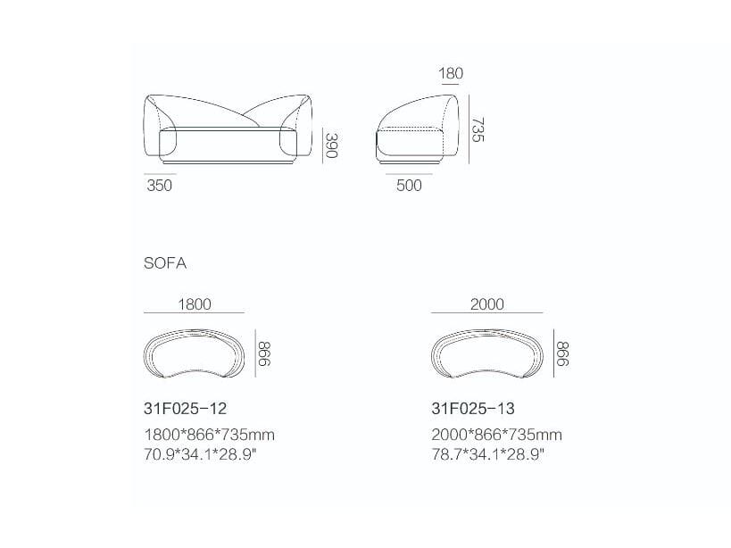 Ткань диван HC28 maison CORE ARCH-00055898 - Вид №3